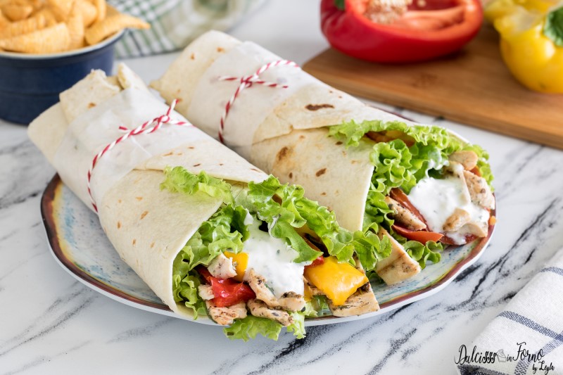 Wrap di pollo e avocado